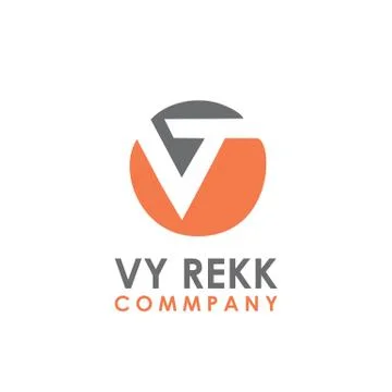 VT Logo modern and company Stock Illustration