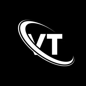 VT logo. V T design. White VT letter. VT/V T letter logo design. Initial le.. Stock Photos