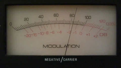 VU Meter Stock Footage 88756