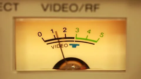 VU Meter Stock Footage 8962113
