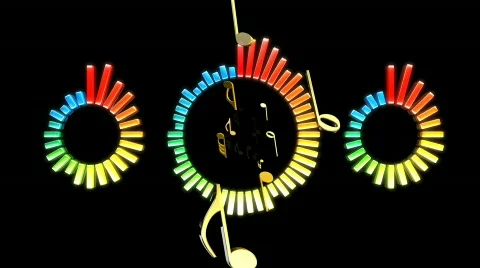 VU Meter - Graphic Equalizer 27 (HD) Stock Footage 810389