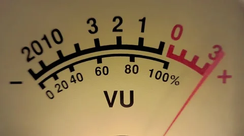 VU Meter preamp Stock Footage 67287320