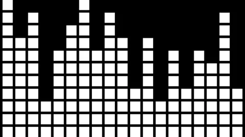 VU Meters Bouncing Overlay with Alpha Stock Footage 39377199
