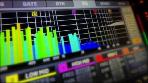 VU Meters 库存影片 213584081