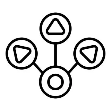 Vuca scheme icon outline vector. Ambiguity data Stockillustratie