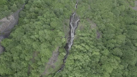 Vue de drone sur le Canal du Midi Stock Footage 305152772