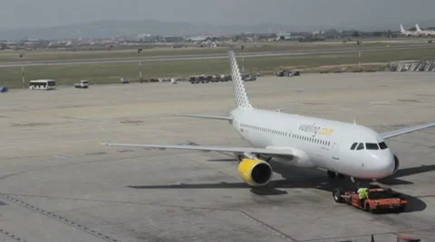 Vueling Airlines Stock Footage 7758812