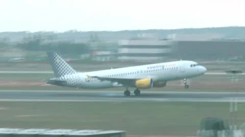 Vueling Airlines Stock Footage 9340759
