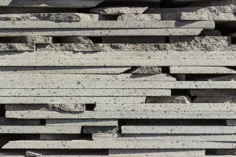 Vulcanic Stone bricks. Stock Photos