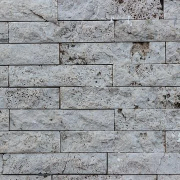 Vulcanic Stone bricks. Stock Photos