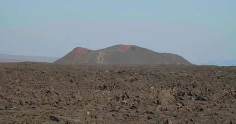 Vulcano in Eastern Africa Stock Footage 144976529