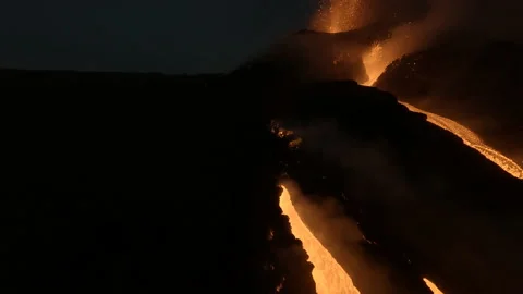 Vulcano Eruption La Palma 2021 - Canary Islands Video stock 168887280
