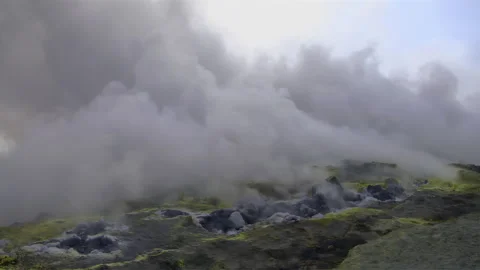 Vulcano Fumarole Stock Footage 334125338