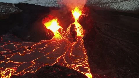Vulcano in Iceland Video stock 167913210