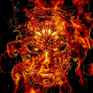 Vulcano Poster Artwork 스톡 사진