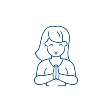 Vulnerability line icon concept. Vulnerability flat vector symbol, sign, outline Stock Illustration