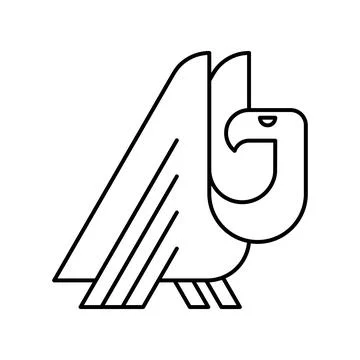 Vulture Logo Stock Illustration