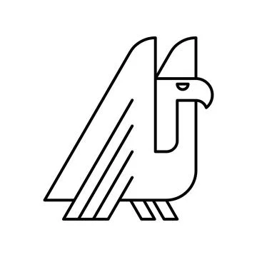 Vulture Logo Stock Illustration