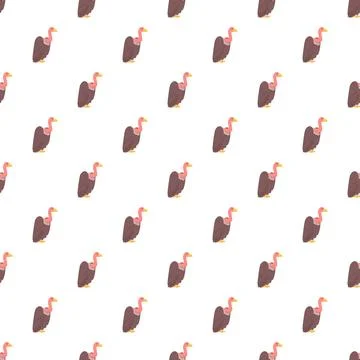 Vulture pattern repeating seamless for backgrounds 스톡 일러스트