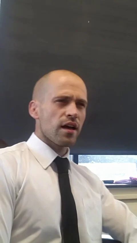 VV1095 Guy does Jason Statham, Arnie and Sly! Stock-Footage 129455280