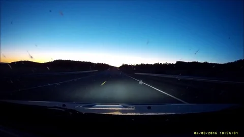 VV1273 Deer gets totalled in head on crash Stock-Footage 129453833