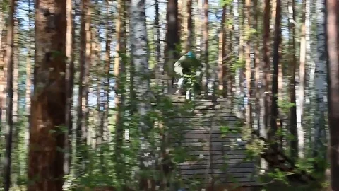 VV1325 Ramp jump goes wrong Stock-Footage 129461942