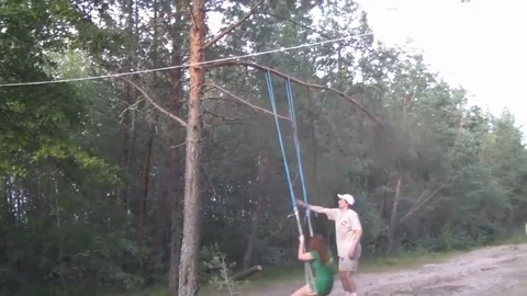 VV1397 Swing fail Stock-Footage 129840799