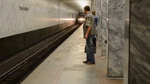 VV1629 Hitching a train ride Russian style Stock-Footage 129456244