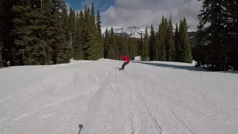 VV1857 When snowboarders collide Stockbeeldmateriaal 129453721