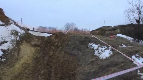 VV1995 Quad flip fail Vídeo Stock 129458637