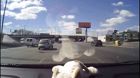 VV2002 Rogue moose in Moscow Vidéo 129408750