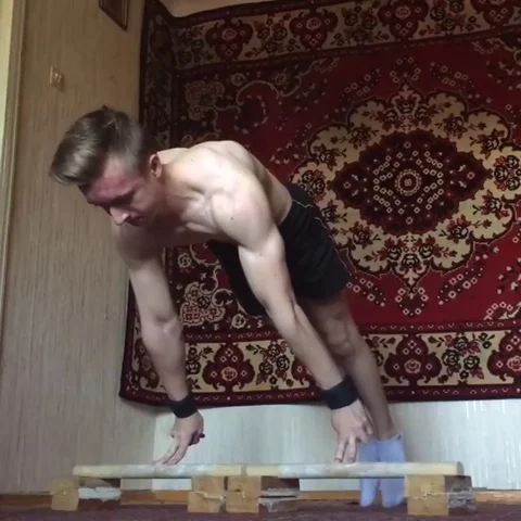 VV2198 Finger push-ups Stock-Footage 129408482