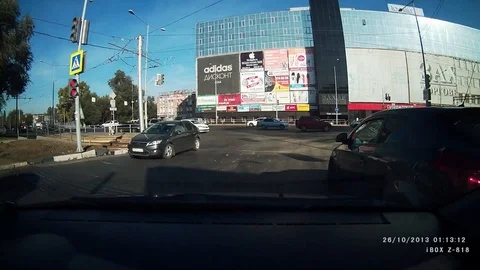 VV2244 Crane Vs Tram Stock Footage 129454135