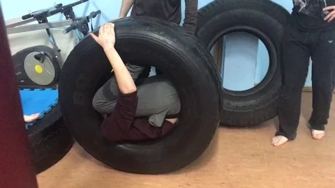 VV2512 Tire fail Stock Footage 129457135