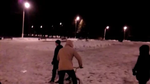 VV2626 Ice ramp fail Vídeo Stock 129459866