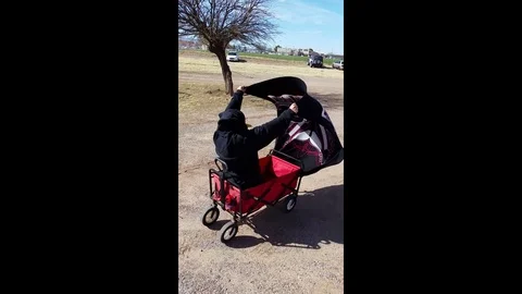 VV2878 Sail wagon hack Stock-Footage 129457045