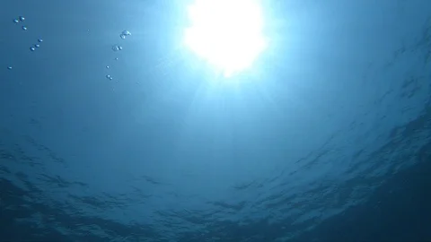 VV2915 Bubble rings underwater Stock-Footage 129456355