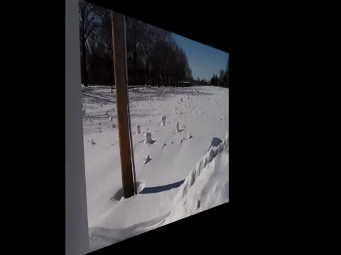 VV327 Snow Rollers in Central Ohio Vídeo Stock 129460509