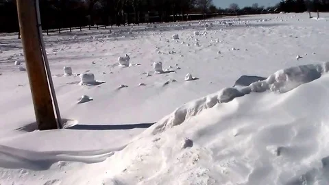 VV329 Snow Rollers in Columbus Ohio 3rd shot Stock-Footage 129456158