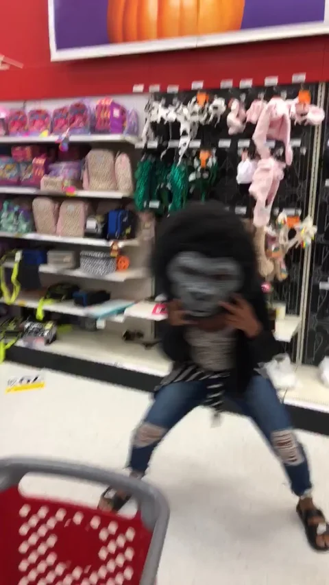 VV3318 When you scare the bejeezus out of your kids Stock-Footage 129456131