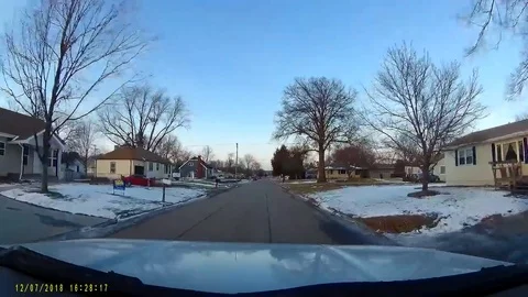 VV3383 Car crashes into fire hydrant Stock-Footage 129454832