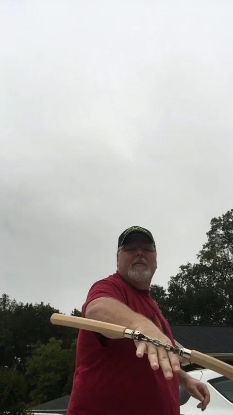 VV3636 Nunchuck Fail Stock-Footage 129404575