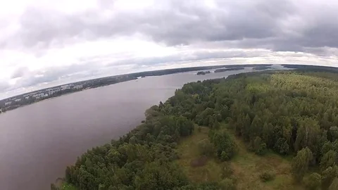 VV404 Base jump into trees Stock-Footage 129453868