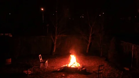 VV450 Backyard explosion Stock-Footage 129400711