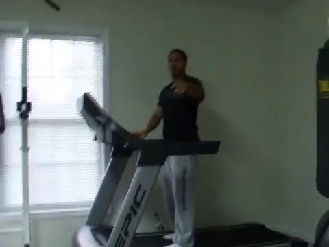 VV47  EPIC Treadmill Fail Stock-Footage 129408552