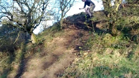 VV5 Quad Crash rollover up hill!! Stock-Footage 129461998