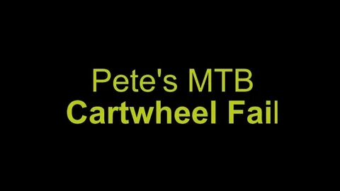 VV541 Epic Fail over handlebars 스톡 동영상 129462372