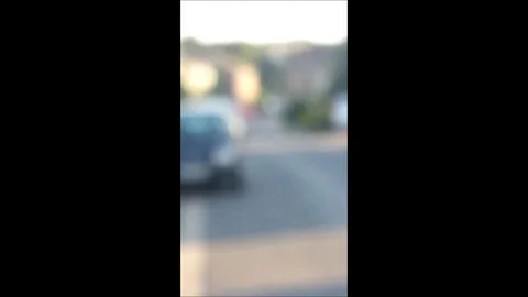 VV622 Longboard skitching fail Vídeo Stock 129458914