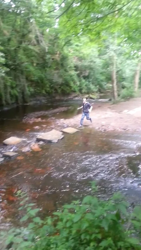 VV66   Epic river run fail! Stock-Footage 129460760