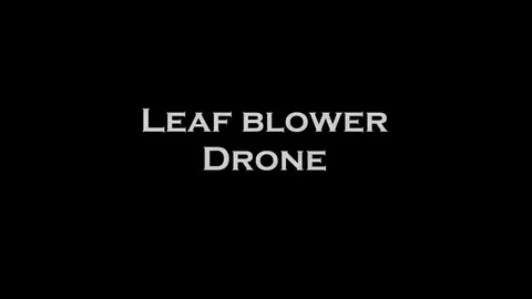 VV840 Drone Leaf Blower! Vídeo Stock 129462576